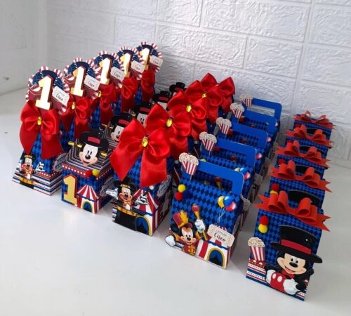 Kit Festa Mickey - 30 Unidades - Pegue e Monte