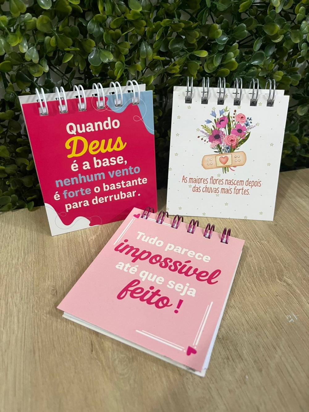 Kit 3 bloquinhos em capa papel cartão