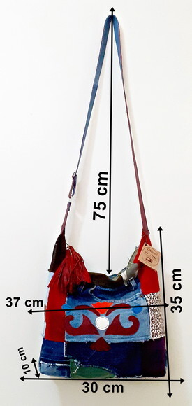 Bolsa Jeans Alça Regulável