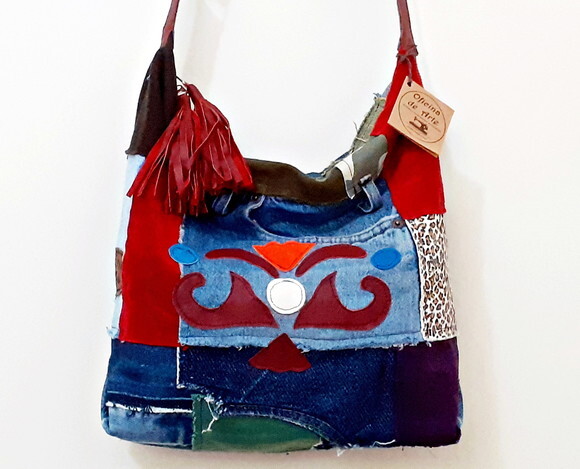 Bolsa Jeans Alça Regulável