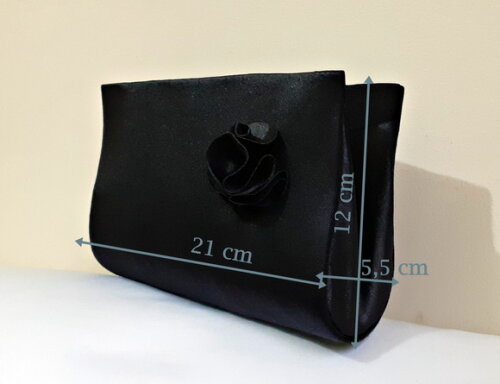 Bolsa Clutch Cirrê Preto
