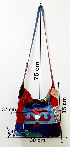 Bolsa Jeans Alça Regulável