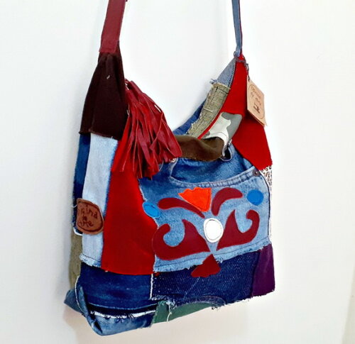 Bolsa Jeans Alça Regulável