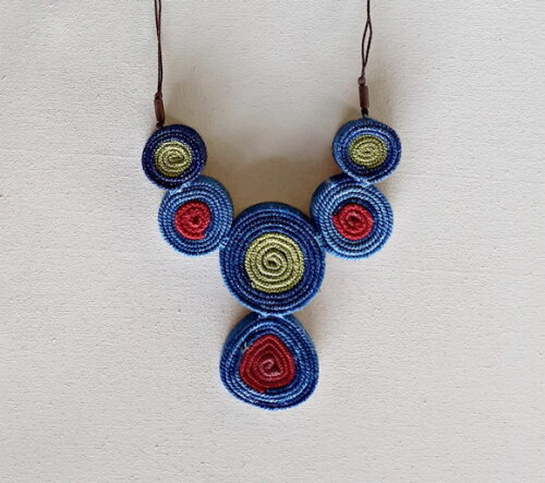 Colar Jeans Colorido