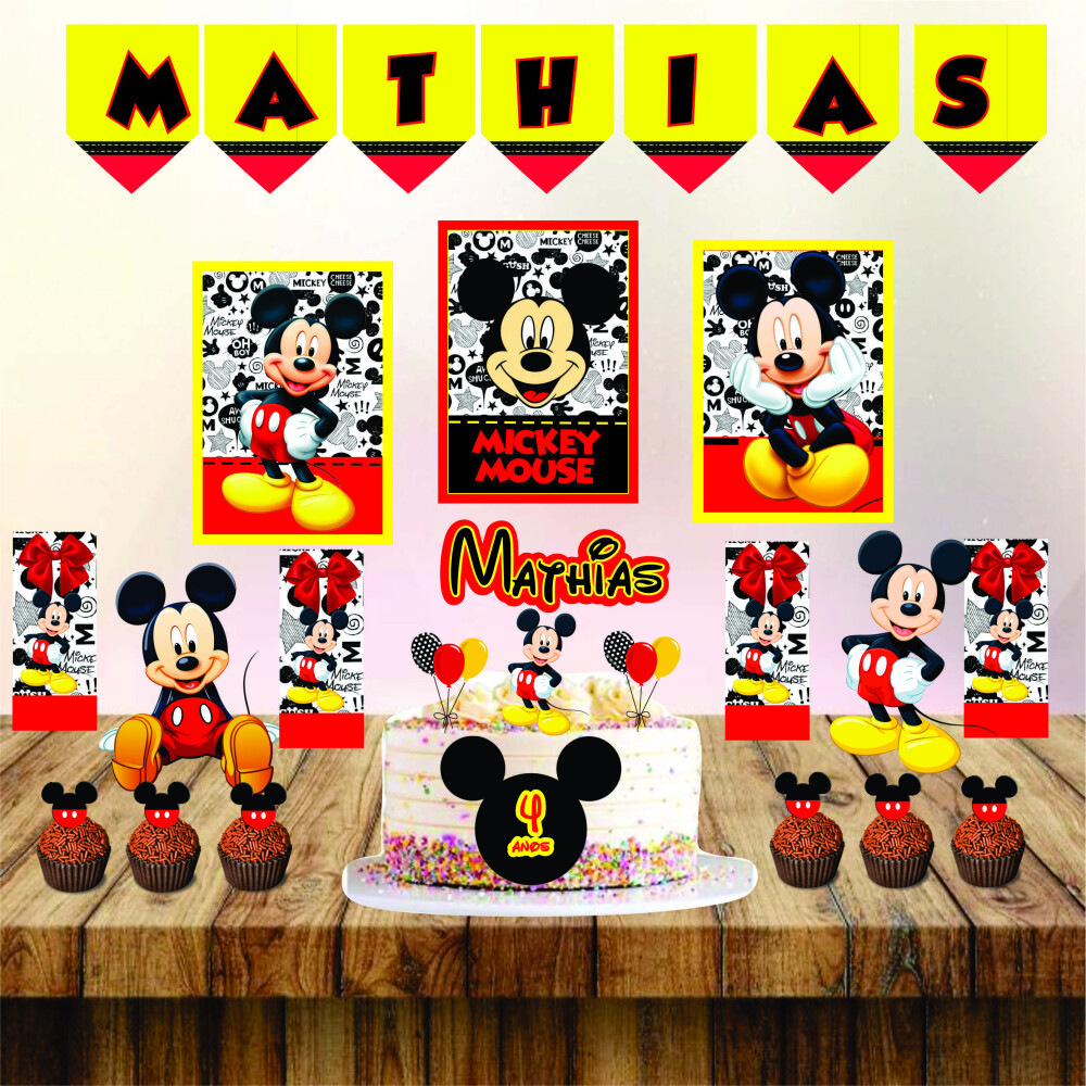 Kit Só Um Bolinho Mickey Mesversario