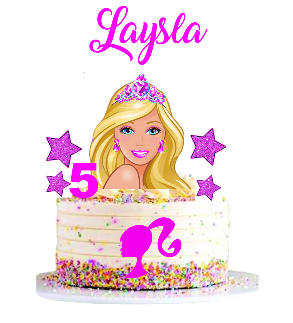 Topo de bolo Barbie
