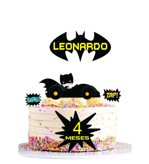 Topo de bolo Batman