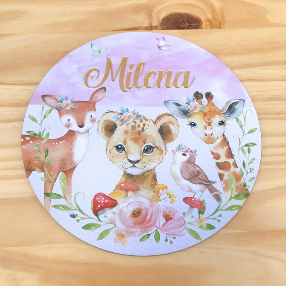 Porta Maternidade MDF e Espelho