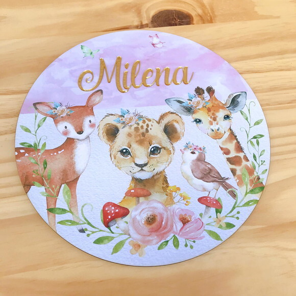 Porta Maternidade MDF e Espelho