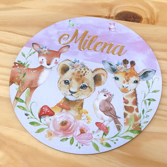 Porta Maternidade MDF e Espelho