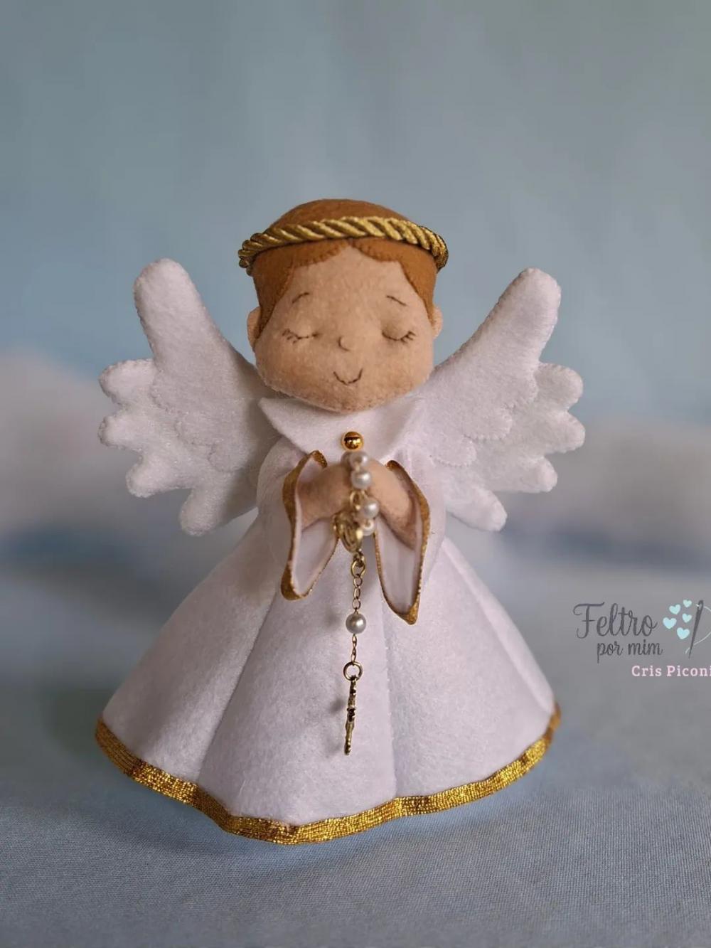 Anjinhos em feltro 15 cm.