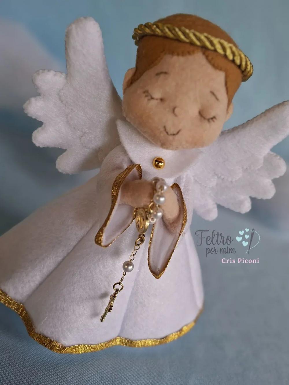 Anjinhos em feltro 15 cm.