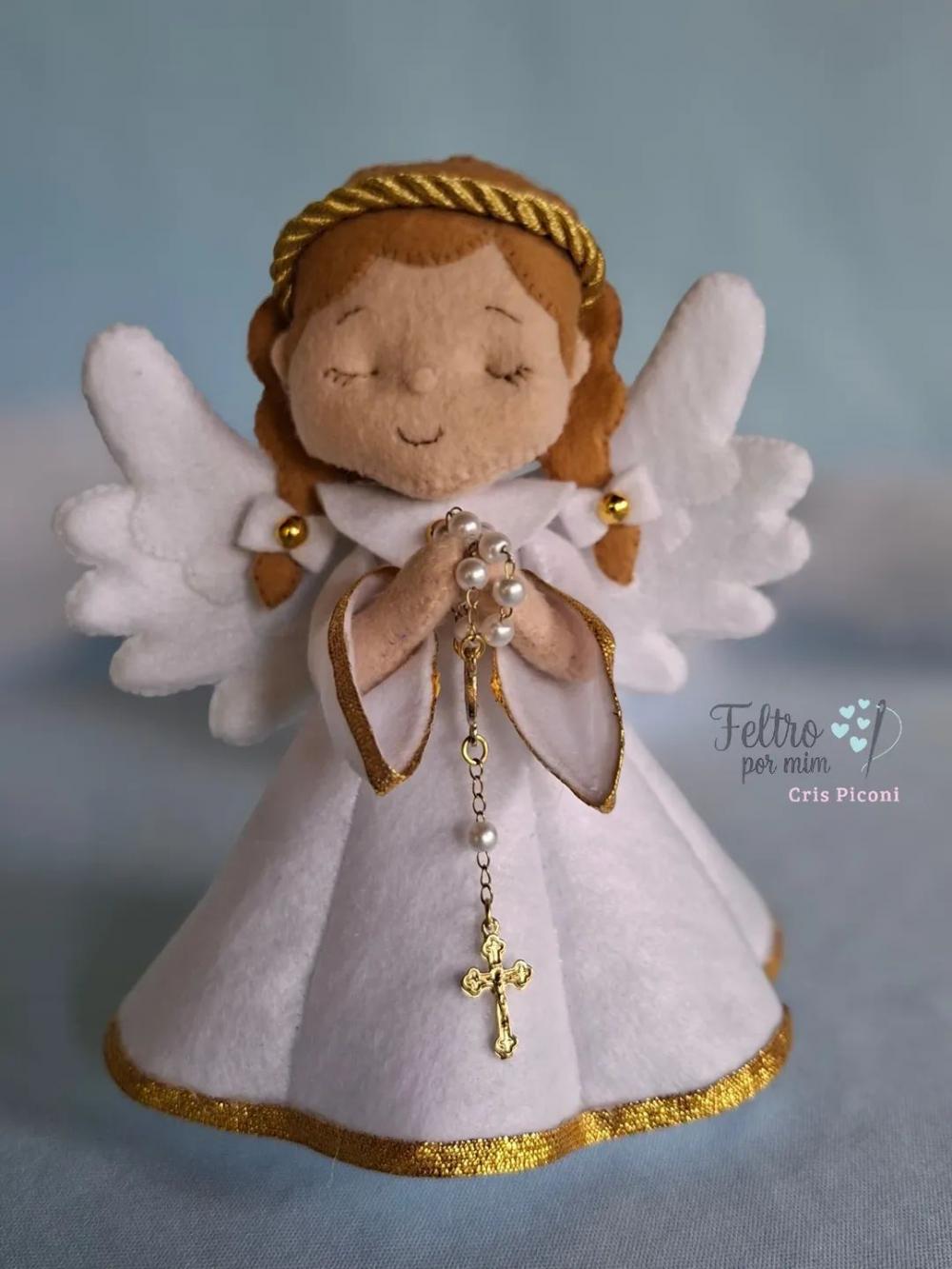 Anjinha em feltro 17 cm