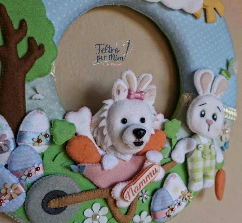 Guirlanda pet personalizada de pascoa