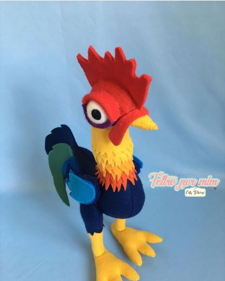 Puá E Heihei Em Feltro