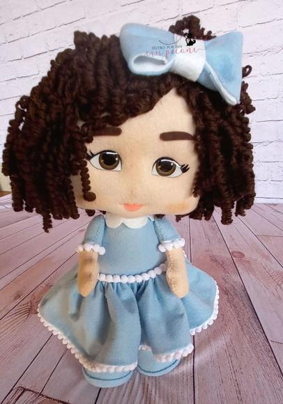 Boneca Personalizada cacheada