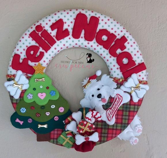 Guirlanda natalina pet personalizada