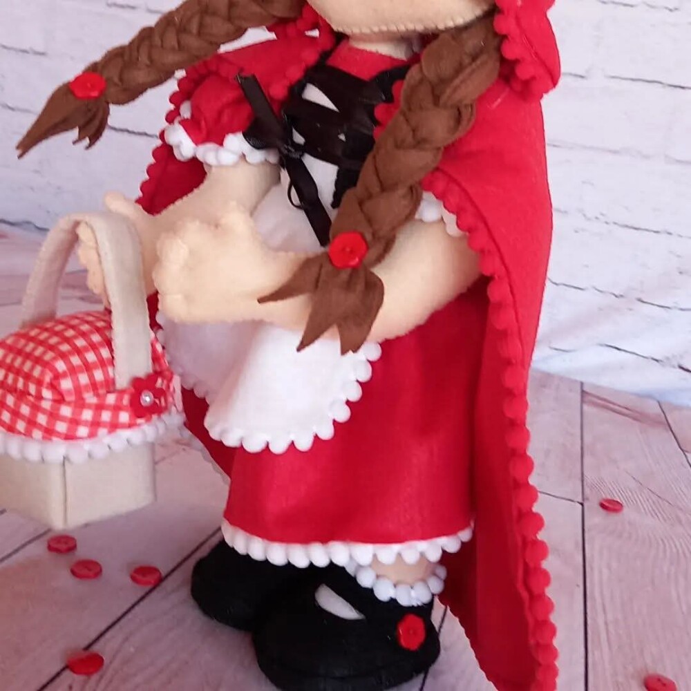 Chapéuzinho Vermelho Em Feltro