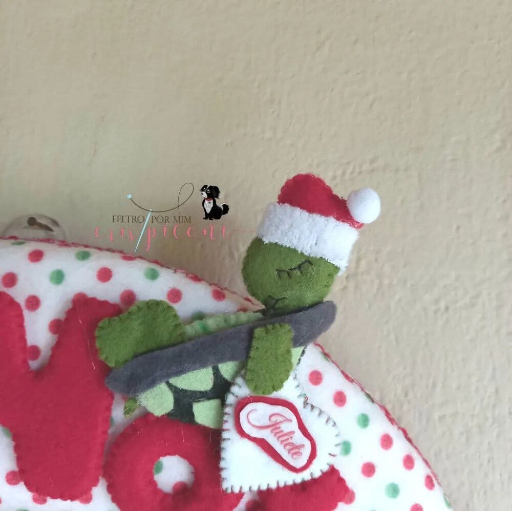 Guirlanda pet personalizada natalina