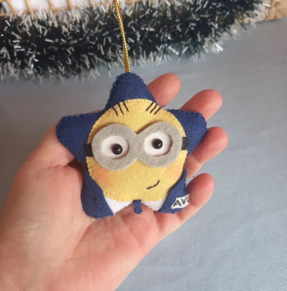 Estrelinhas natalinas minions