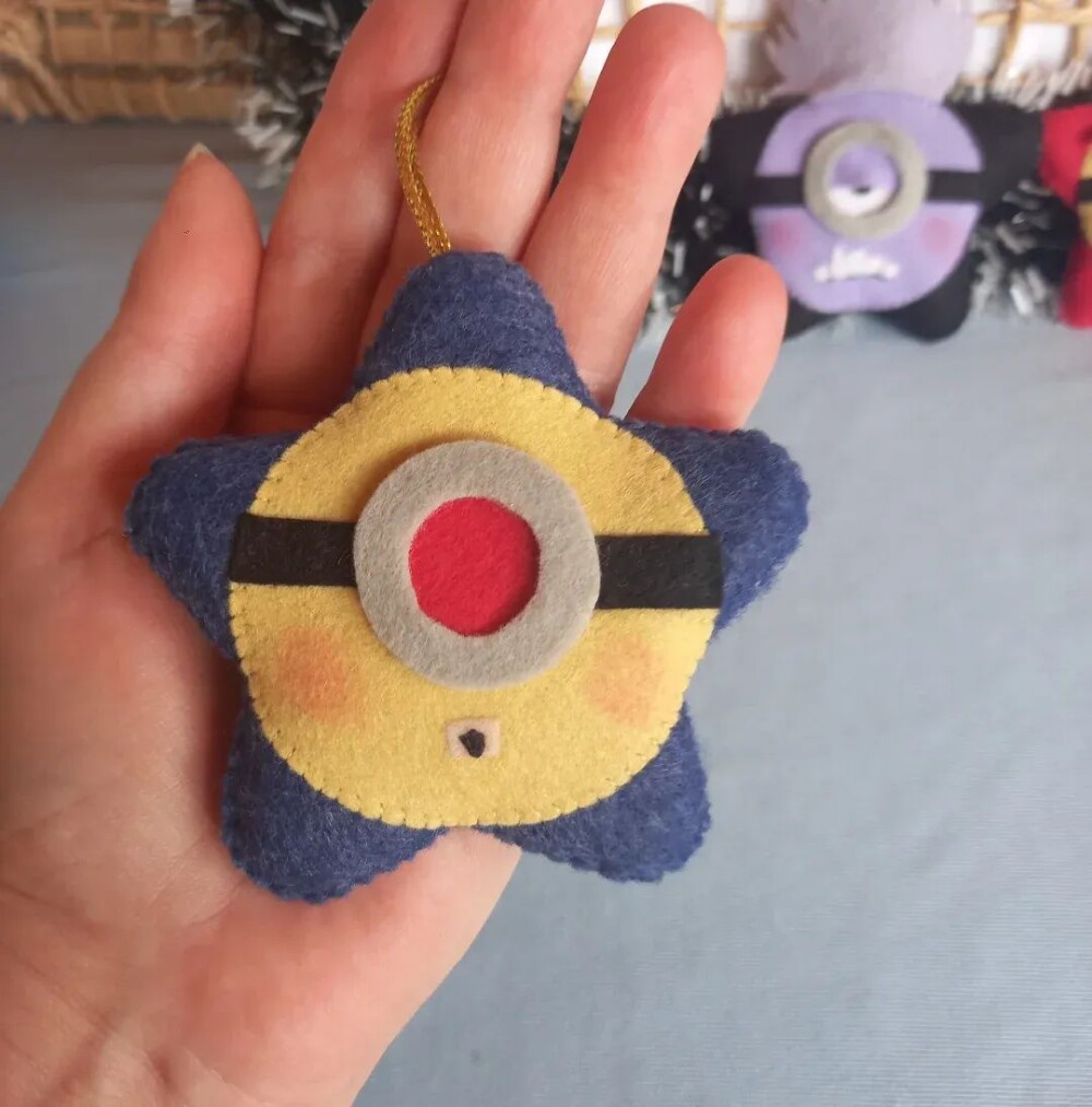 Estrelinhas natalinas minions