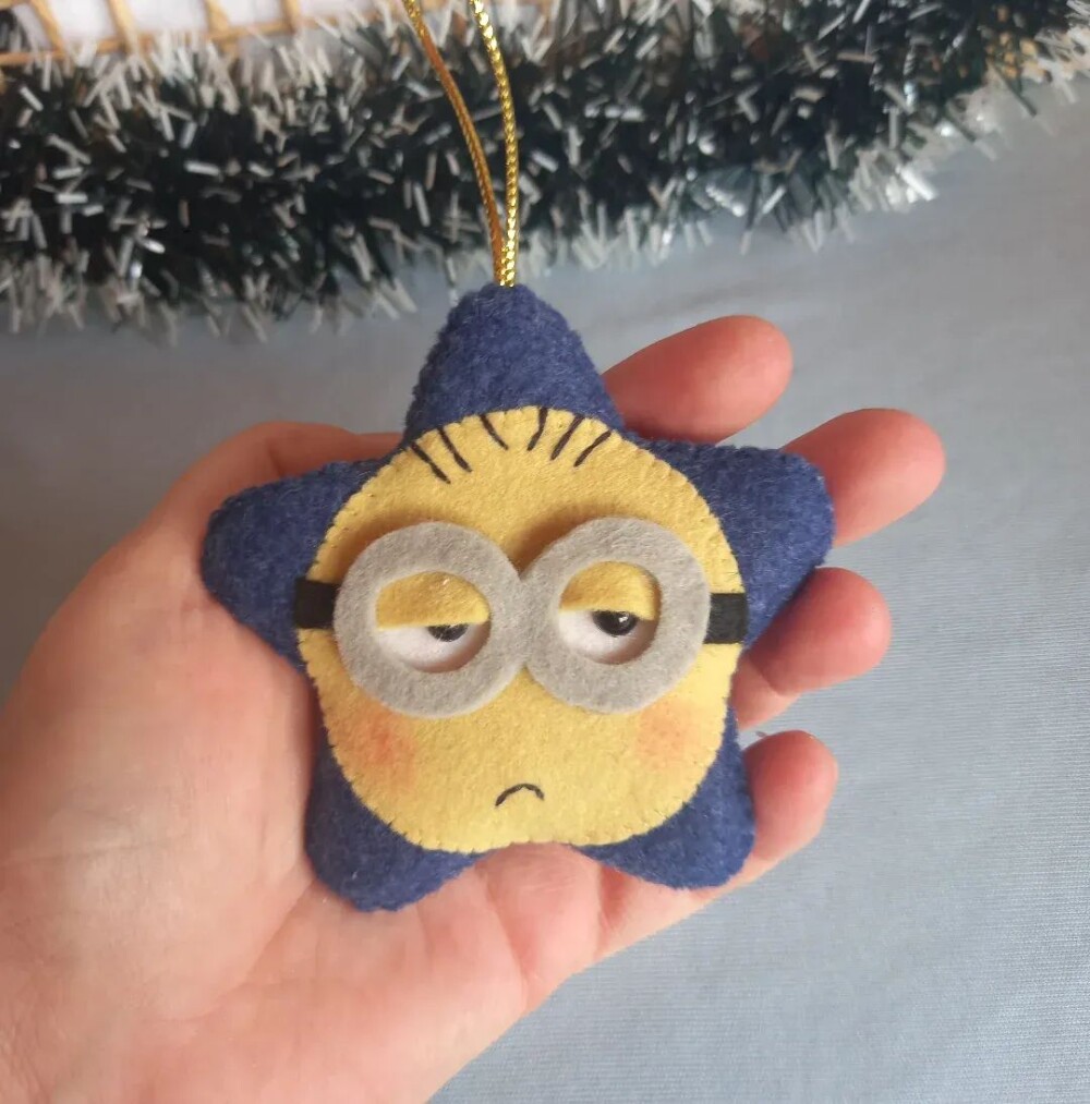 Estrelinhas natalinas minions
