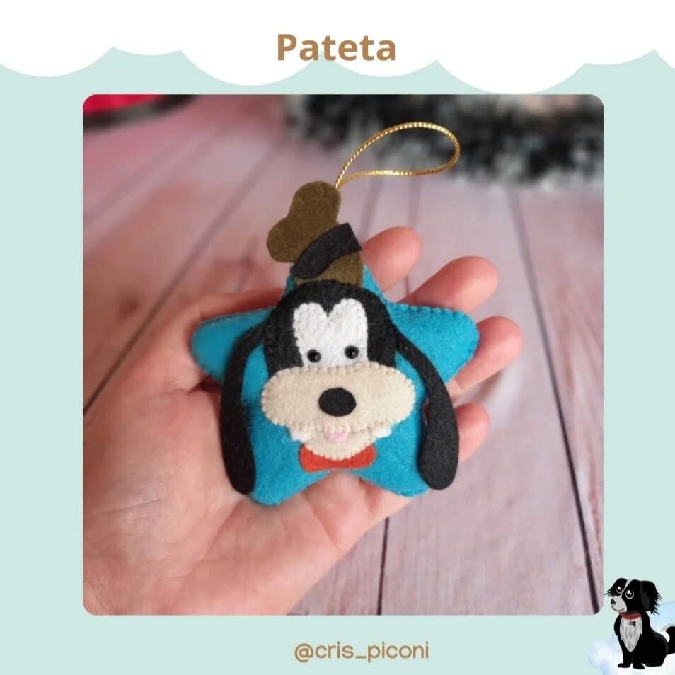 Estrelinhas natalinas turma mickey