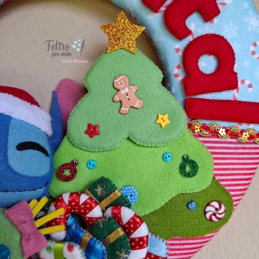 Guirlanda natalina stitch