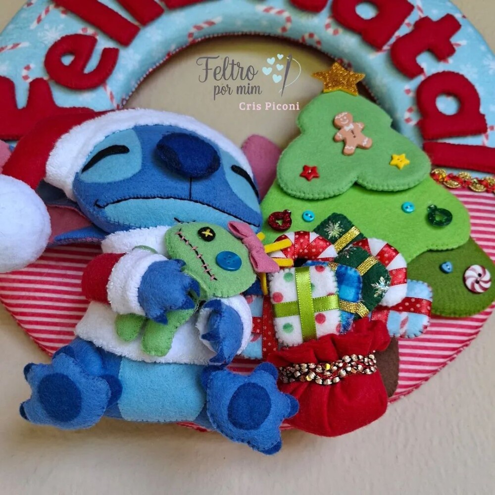 Guirlanda natalina stitch