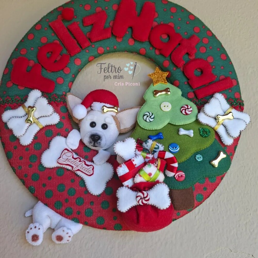 Guirlanda natalina pet personalizada