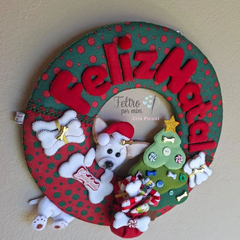 Guirlanda natalina pet personalizada