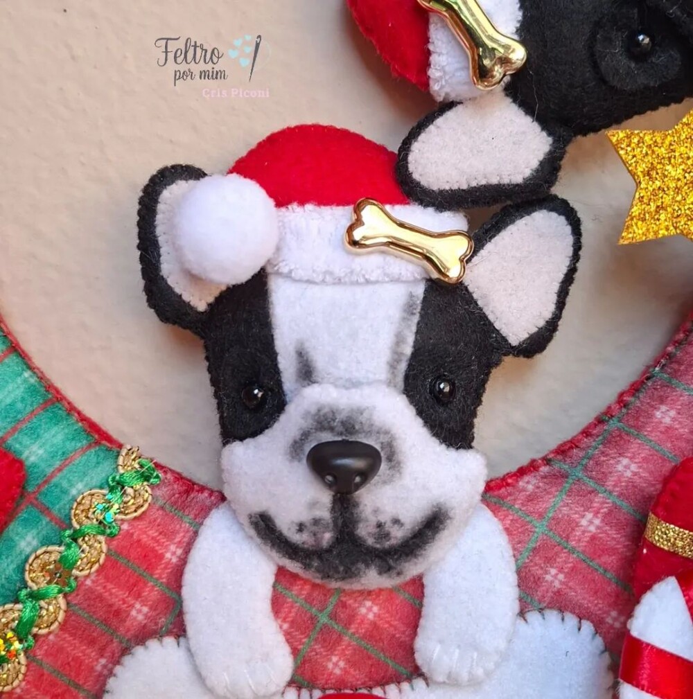 Guirlanda pet personalizada natalina