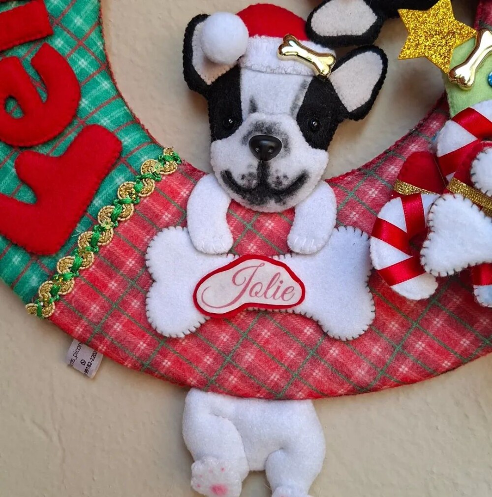 Guirlanda pet personalizada natalina