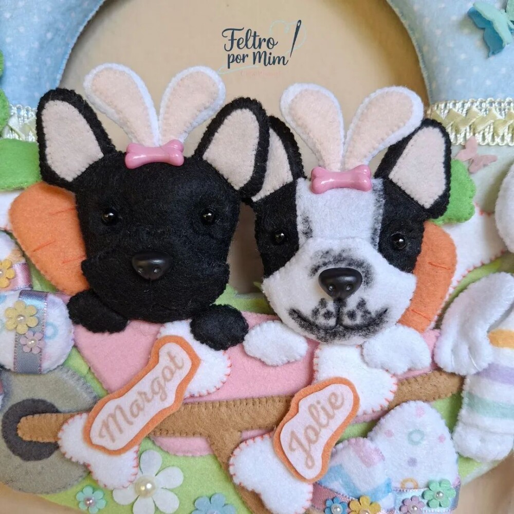 Guirlanda pet personalizada Páscoa