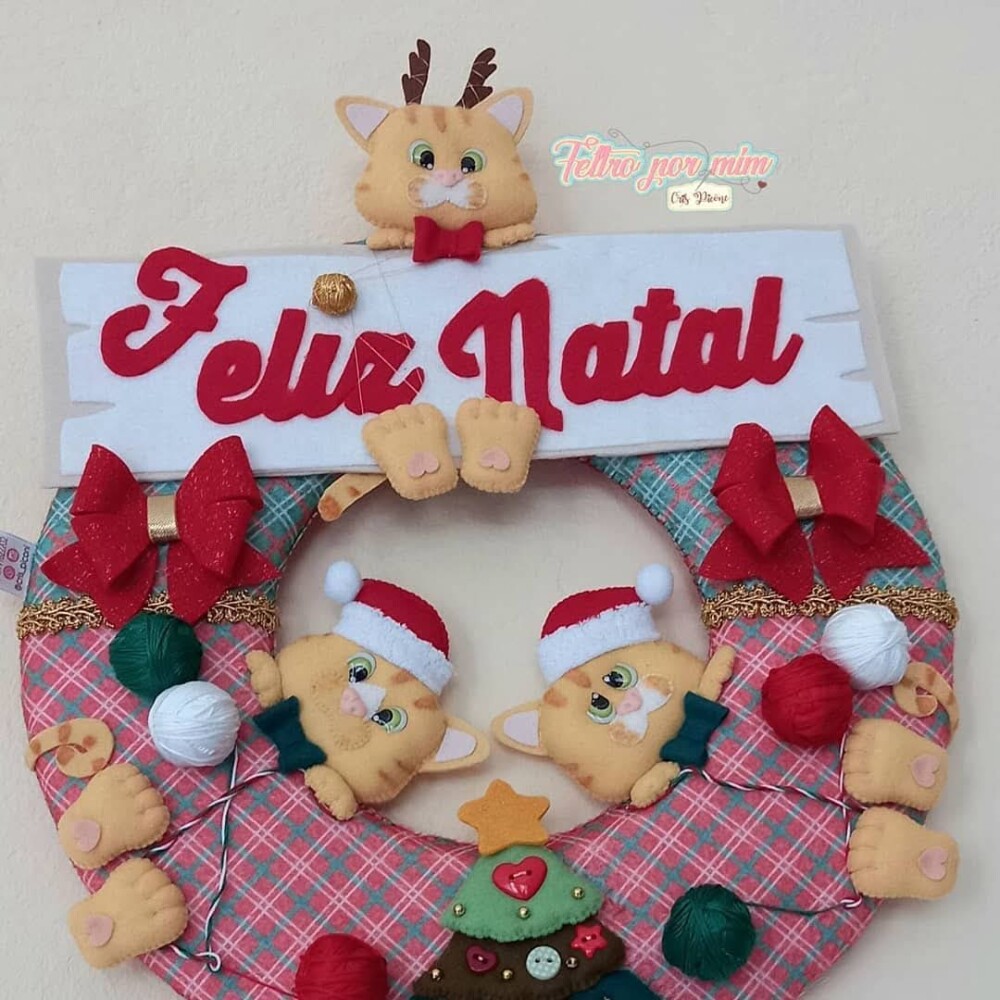 Guirlanda pet personalizada natalina