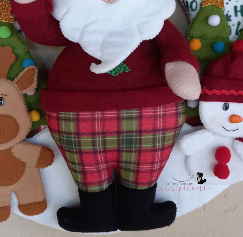 Guirlanda papai noel