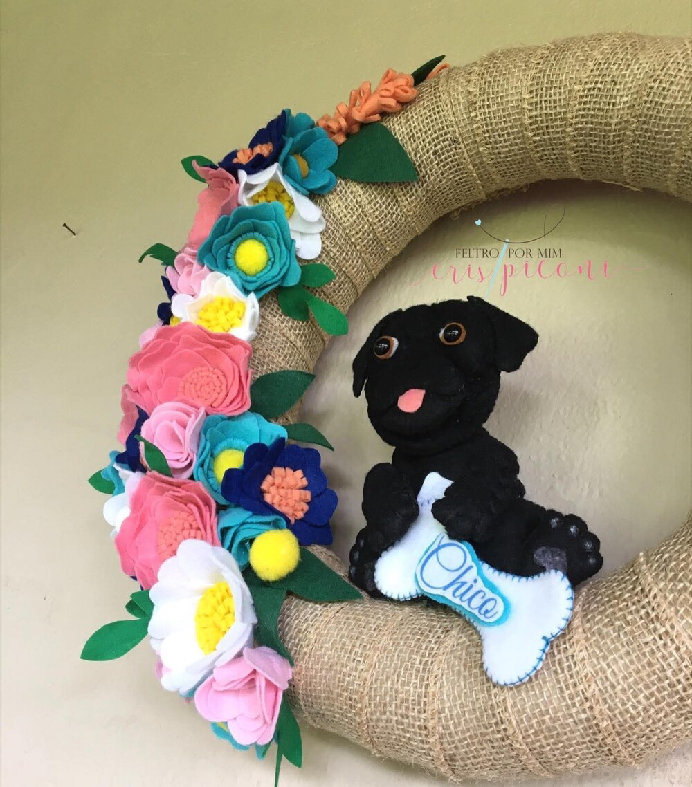 Guirlanda pet floral