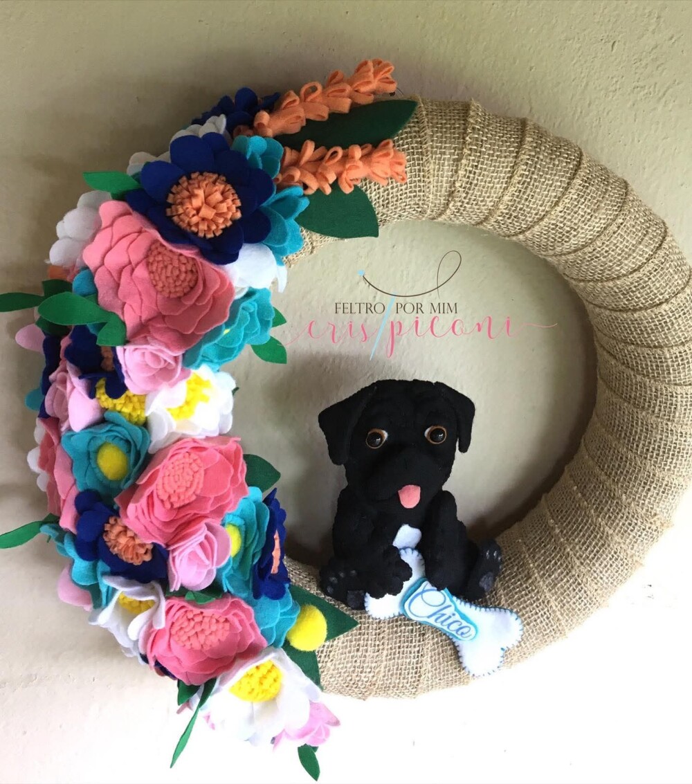 Guirlanda pet floral