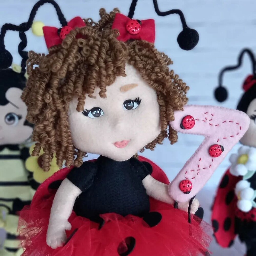 Boneca Personalizada joaninha