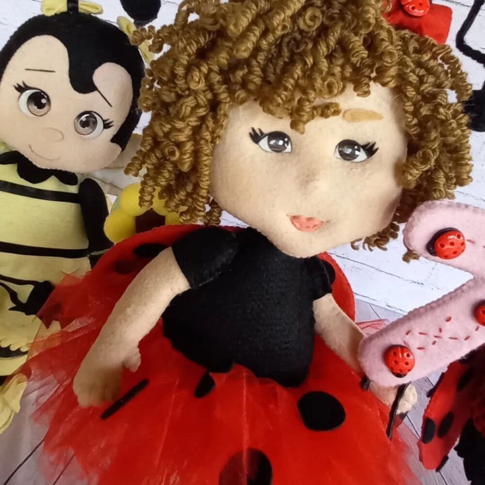 Boneca Personalizada joaninha