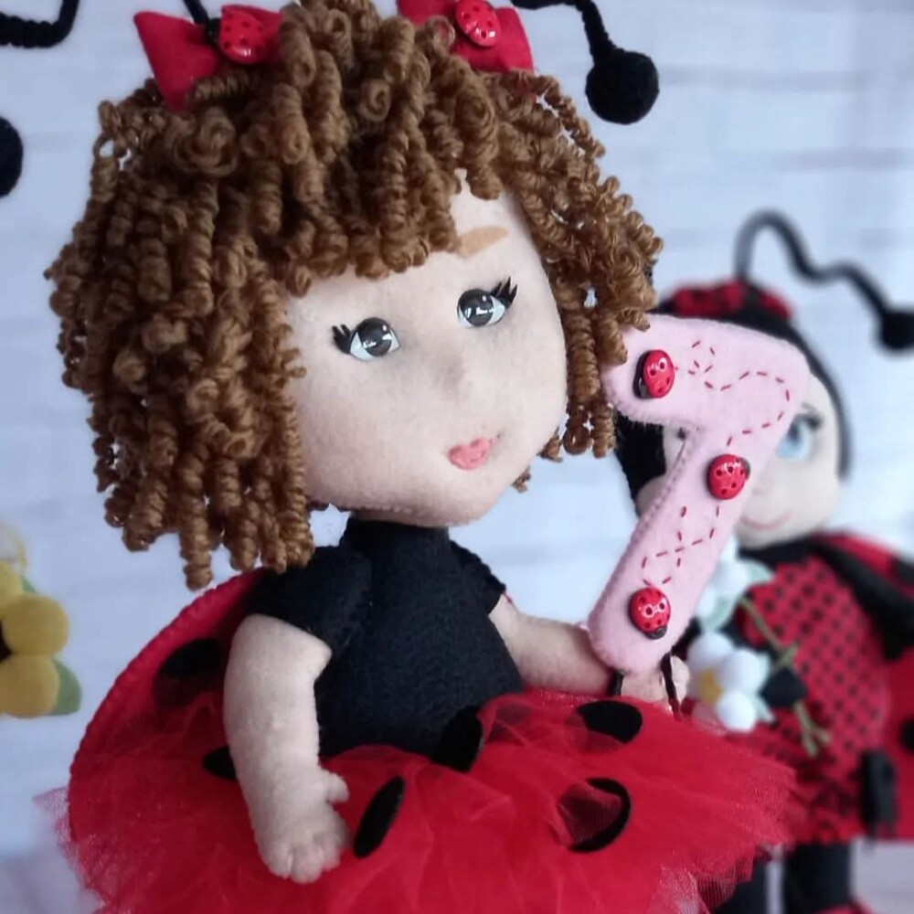 Boneca Personalizada joaninha