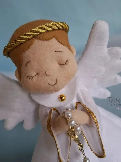 Anjinhos em feltro 15 cm.