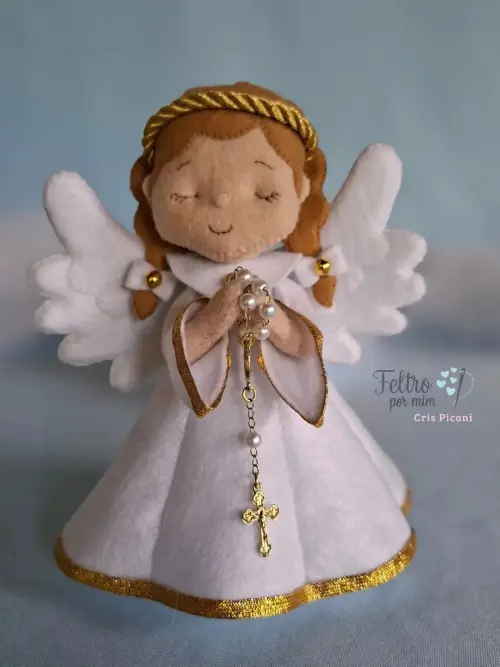 Anjinha em feltro 17 cm