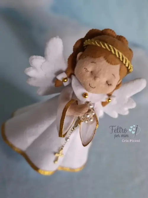 Anjinha em feltro 17 cm