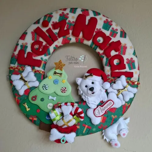 Guirlanda pet natalina personalizada