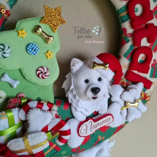 Guirlanda pet natalina personalizada