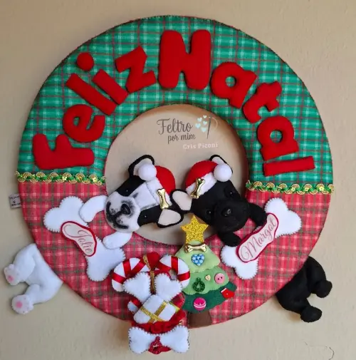 Guirlanda pet natalina personalizada