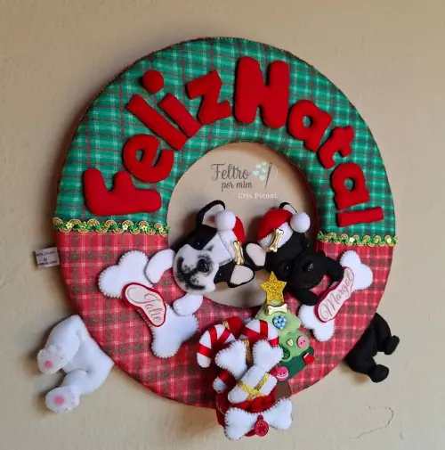 Guirlanda pet natalina personalizada
