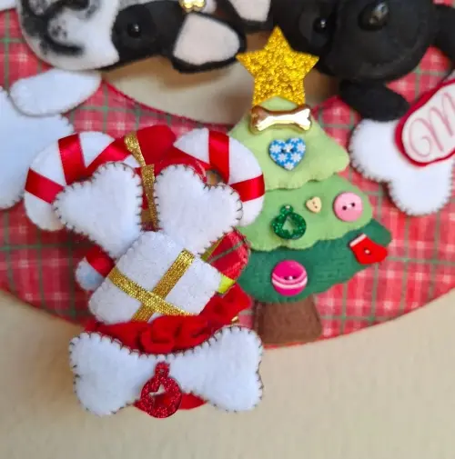 Guirlanda pet natalina personalizada