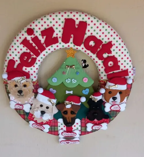 Guirlanda natalina pet personalizada